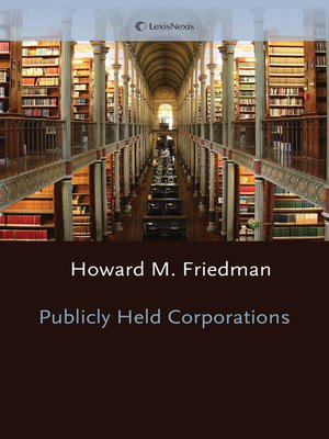 cover image of Publicly Held Corporations
